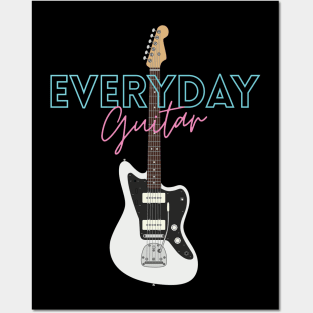 Everyday Guitar Offset Style Electric Guitar Posters and Art